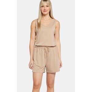 NYDJ NWOT Tank & short Lounge Set-L/XL 2-Piece Set Ran Beige Athleisure Travel